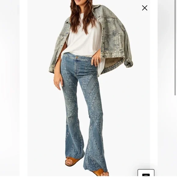 free people Mermaid Flare Jeans - Picture 1 of 7